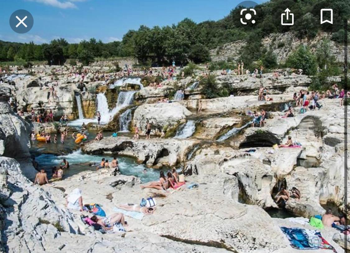 Gite Les Oliviers 10 Pers Piscine Au Calme 4 Etoiles Saint-Laurent-la-Vernède 外观 照片